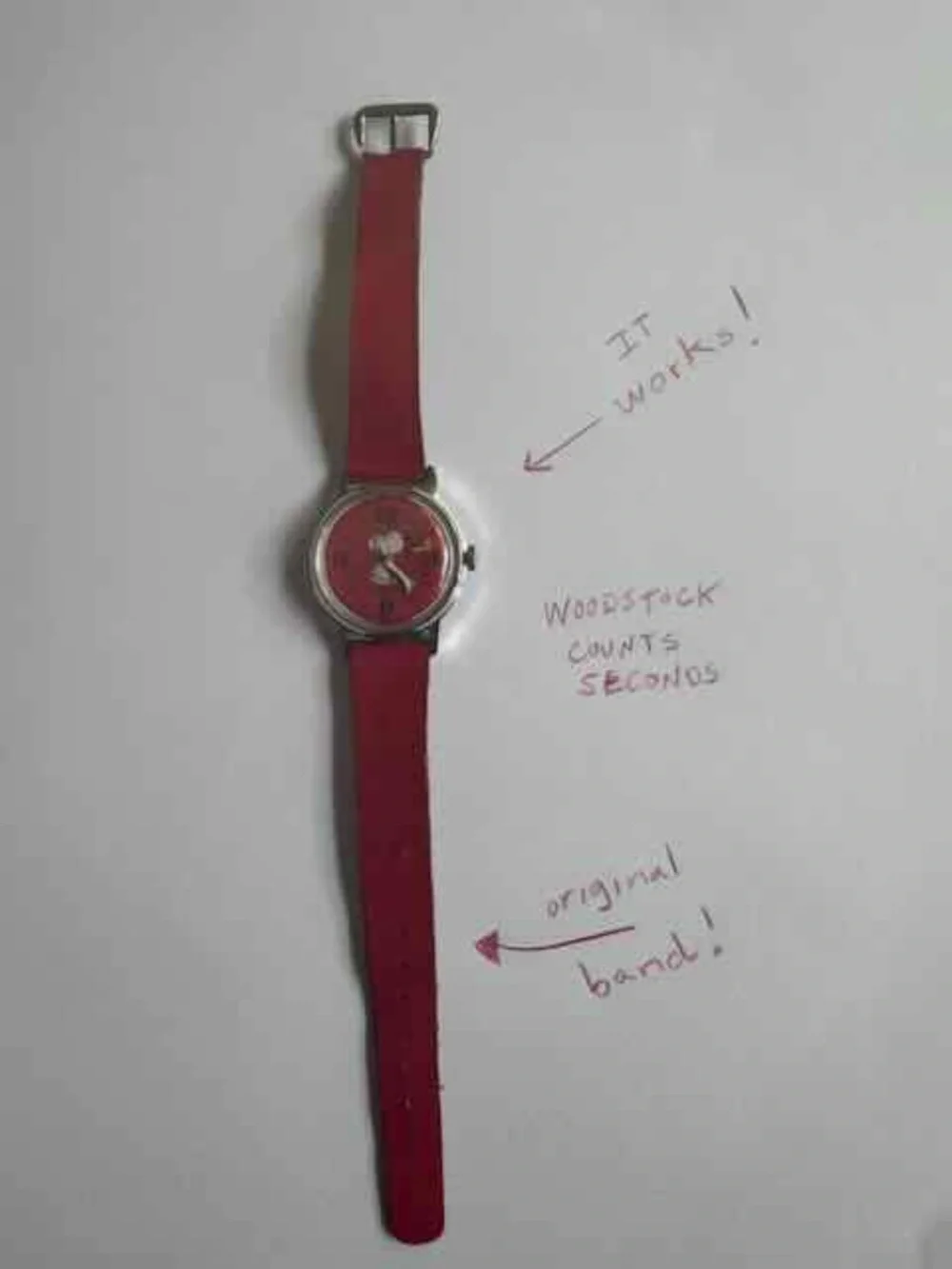 Vintage 1965 Peanuts Snoopy Wristwatch – Original Mid-Century Character Watch